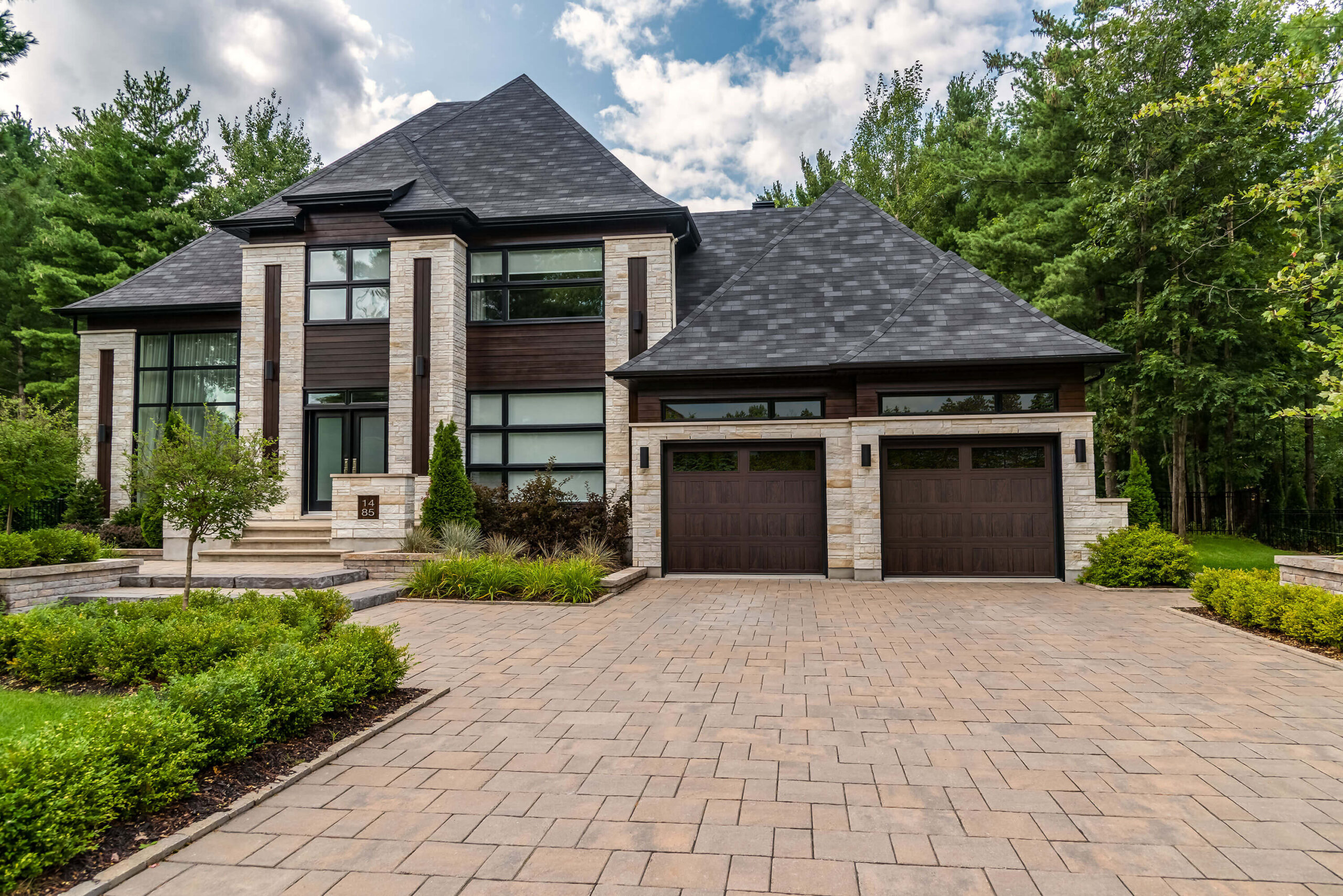 New garage door installation